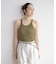 【INSCRIRE /アンスクリア】Gauze Teleco Tank Top：タンクトップ