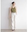 【INSCRIRE /アンスクリア】Gauze Teleco Tank Top：タンクトップ