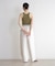 【INSCRIRE /アンスクリア】Gauze Teleco Tank Top：タンクトップ