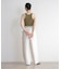 【INSCRIRE /アンスクリア】Gauze Teleco Tank Top：タンクトップ