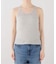 【INSCRIRE /アンスクリア】Gauze Teleco Tank Top：タンクトップ
