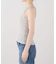 【INSCRIRE /アンスクリア】Gauze Teleco Tank Top：タンクトップ
