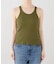 【INSCRIRE /アンスクリア】Gauze Teleco Tank Top：タンクトップ