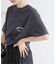 BLACK ポケット付きプリントTシャツ