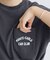 BLACK ポケット付きプリントTシャツ