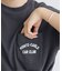 BLACK ポケット付きプリントTシャツ