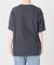 BLACK ポケット付きプリントTシャツ