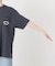 BLACK ポケット付きプリントTシャツ