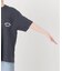 BLACK ポケット付きプリントTシャツ