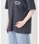 BLACK ポケット付きプリントTシャツ