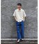 スモーキーデニム 11oz フェード ワイドパンツ