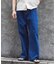 スモーキーデニム 11oz フェード ワイドパンツ