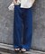 スモーキーデニム 11oz フェード ワイドパンツ
