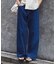 スモーキーデニム 11oz フェード ワイドパンツ