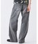 スモーキーデニム 11oz フェード ワイドパンツ