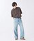 スモーキーデニム 11oz フェード ワイドパンツ