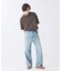 スモーキーデニム 11oz フェード ワイドパンツ