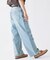 スモーキーデニム 11oz フェード ワイドパンツ