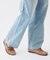 スモーキーデニム 11oz フェード ワイドパンツ
