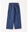 スモーキーデニム 11oz フェード ワイドパンツ