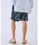 パターン プリント イージーショートパンツ
