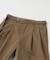 TWILL BELTED 2プリーツ ショーツ