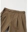TWILL BELTED 2プリーツ ショーツ