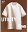 utility everyday Tシャツ  ”接触冷感＆速乾＆アンチピリング”