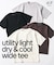 utility everyday Tシャツ LIGHT ”接触冷感＆アンチピリング” | 追加