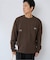 OLIVEDRAB CARRY PKT L/S-Tシャツ