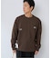 OLIVEDRAB CARRY PKT L/S-Tシャツ