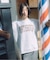 CHAMPION / チャンピオン for JS ステッチ プリント スウェット