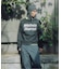 CHAMPION / チャンピオン for JS ステッチ プリント スウェット