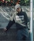 CHAMPION / チャンピオン for JS ステッチ プリント スウェット