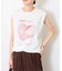 グラフィックノースリーブTEE
