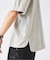 トップメランジ スリット Tシャツ