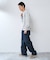 WIDE TAPERED JEANS