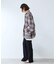 オンブレチェック ZIPUP SHIRTS BZ