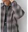オンブレチェック ZIPUP SHIRTS BZ