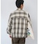 オンブレチェック ZIPUP SHIRTS BZ