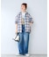 オンブレチェック ZIPUP SHIRTS BZ