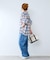 オンブレチェック ZIPUP SHIRTS BZ