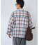 オンブレチェック ZIPUP SHIRTS BZ
