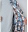 オンブレチェック ZIPUP SHIRTS BZ