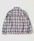 オンブレチェック ZIPUP SHIRTS BZ