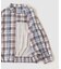 オンブレチェック ZIPUP SHIRTS BZ