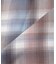 オンブレチェック ZIPUP SHIRTS BZ