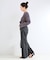 ウォッシャブル / DU JOUR / デュ ジュール PIN SEAM TAPER JEAN