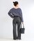 ウォッシャブル / DU JOUR / デュ ジュール PIN SEAM TAPER JEAN