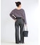 ウォッシャブル / DU JOUR / デュ ジュール PIN SEAM TAPER JEAN